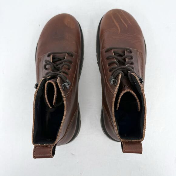 Birkenstock Mens Highwood Lace Mid Boot EU 42 Narrow US 9 Brown Leather GUC main image 12